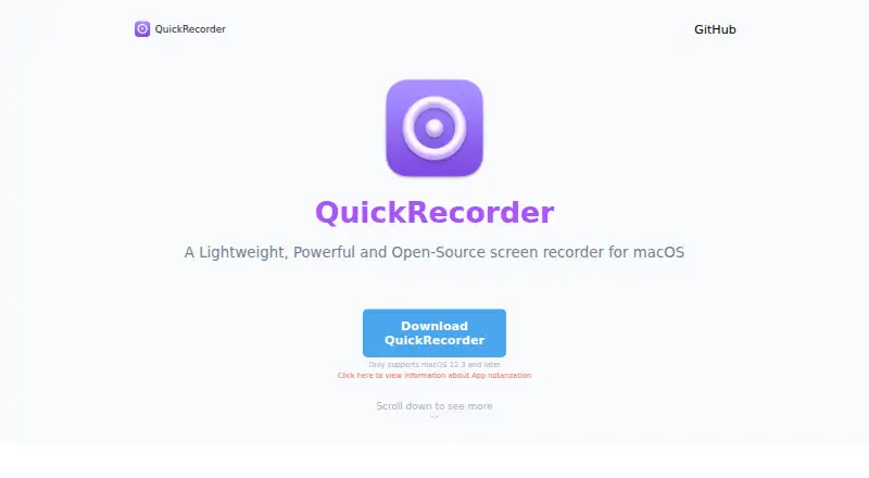 QuickRecorder screenshot