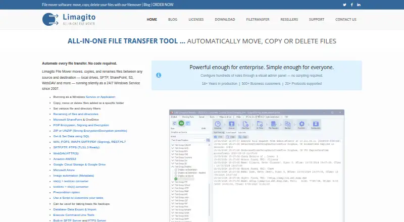 Limagito File Mover screenshot