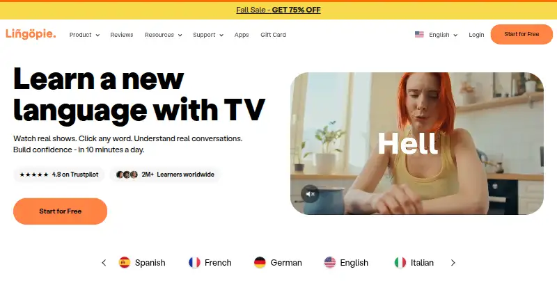 Lingopie screenshot