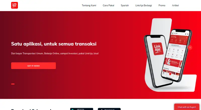 LinkAja screenshot