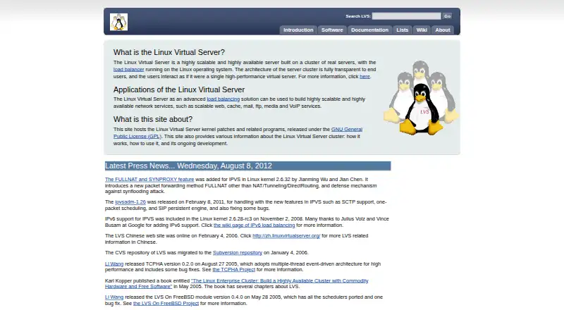 Linux Virtual Server screenshot