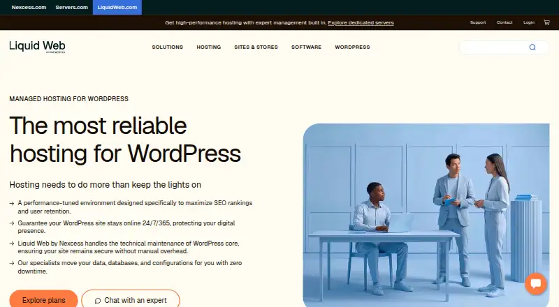 Liquid Web Managed WordPress screenshot