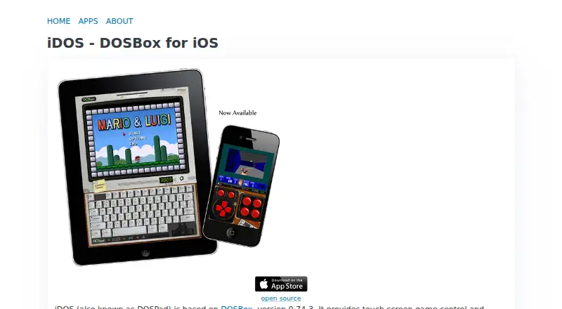 iDOS 3 screenshot