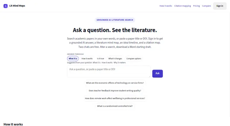 Lit Mind Maps screenshot