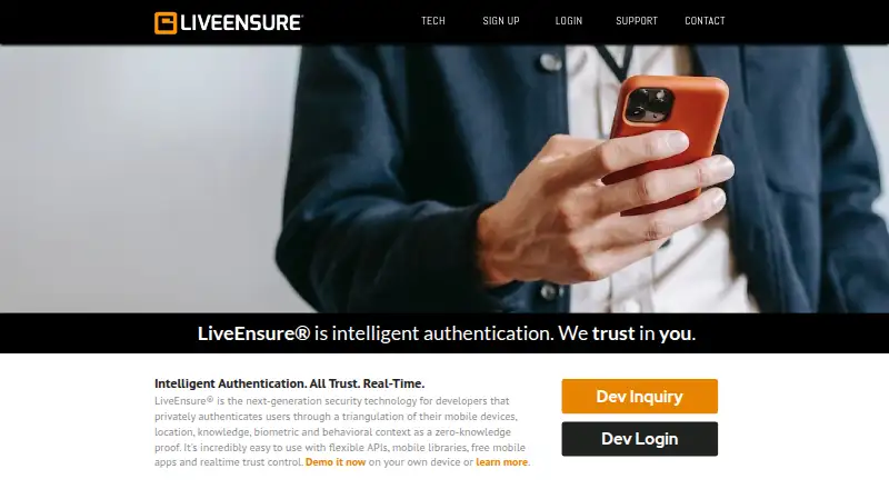 LiveEnsure screenshot