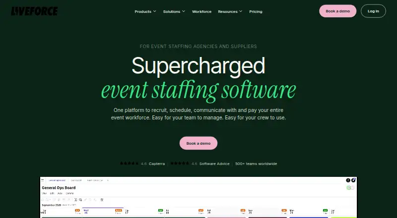 Liveforce screenshot