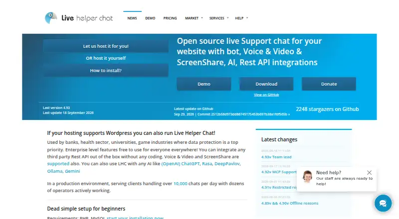 Live Helper Chat screenshot