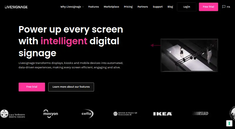 Livesignage screenshot