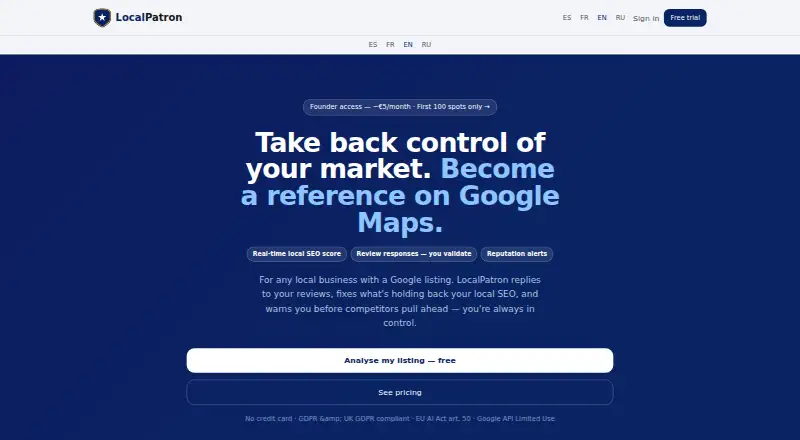 LocalPatron screenshot