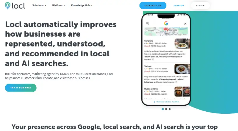 Locl screenshot