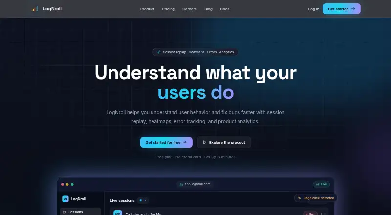 LogNroll screenshot