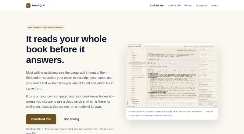 Scriptorium screenshot