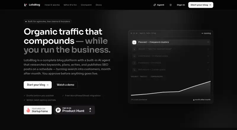 LotsBlog screenshot