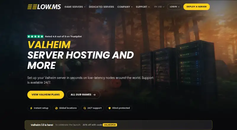 LOW.MS Wurm Unlimited Server Hosting screenshot