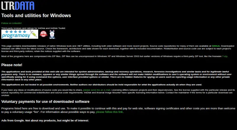 ImDisk screenshot