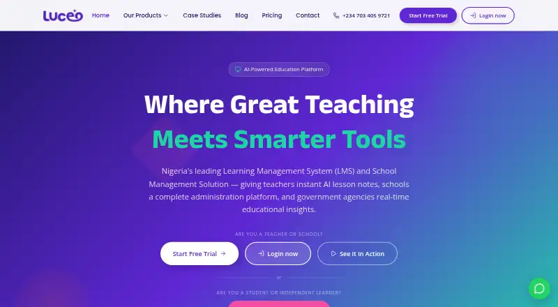 Luceo Education Suite screenshot