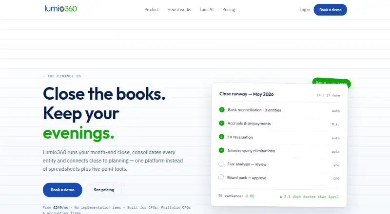 Lumio360 Planning screenshot