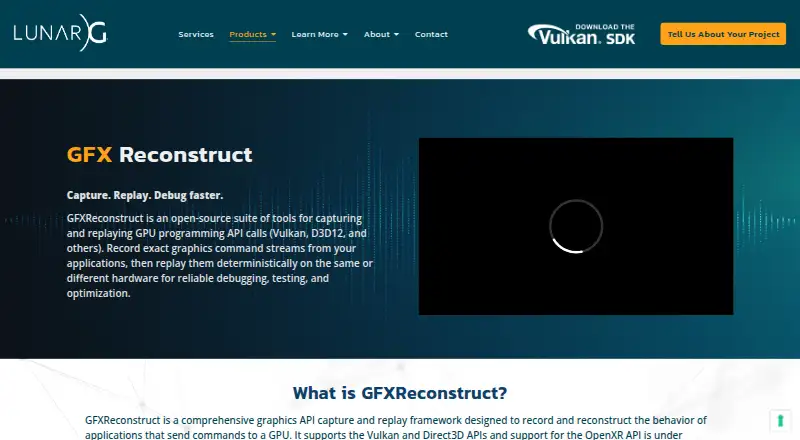 GFXReconstruct screenshot