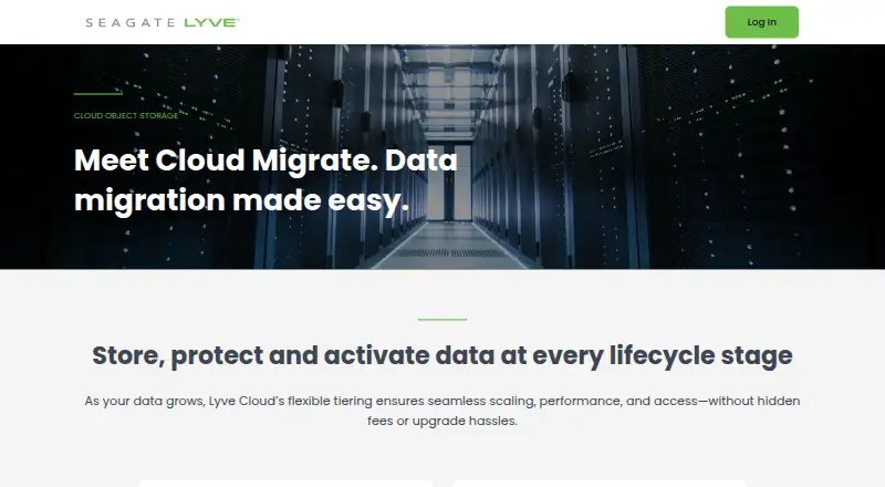 Seagate Lyve Cloud screenshot