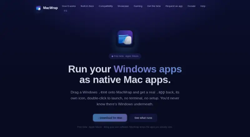 MacWrap screenshot