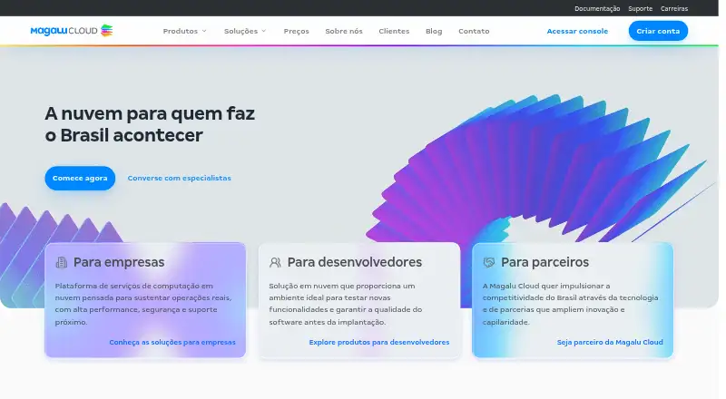 Magalu Cloud Object Storage screenshot