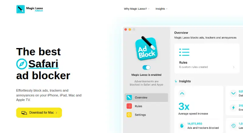 Magic Lasso Adblock screenshot