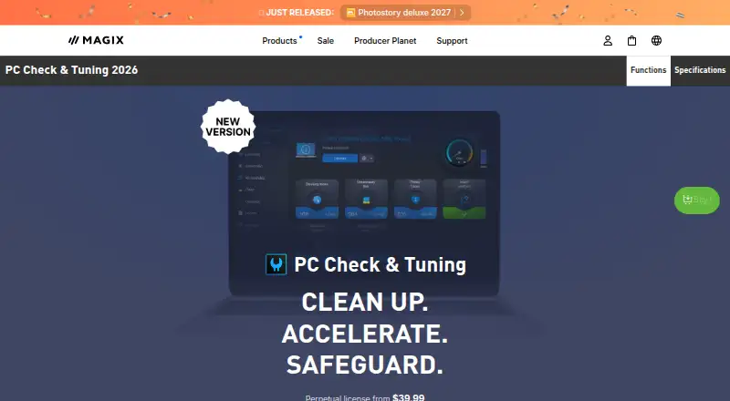 MAGIX PC Check & Tuning screenshot