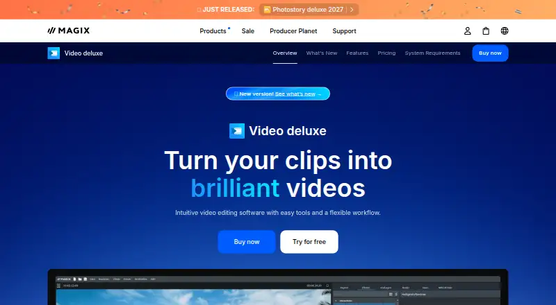 MAGIX Video Pro X screenshot