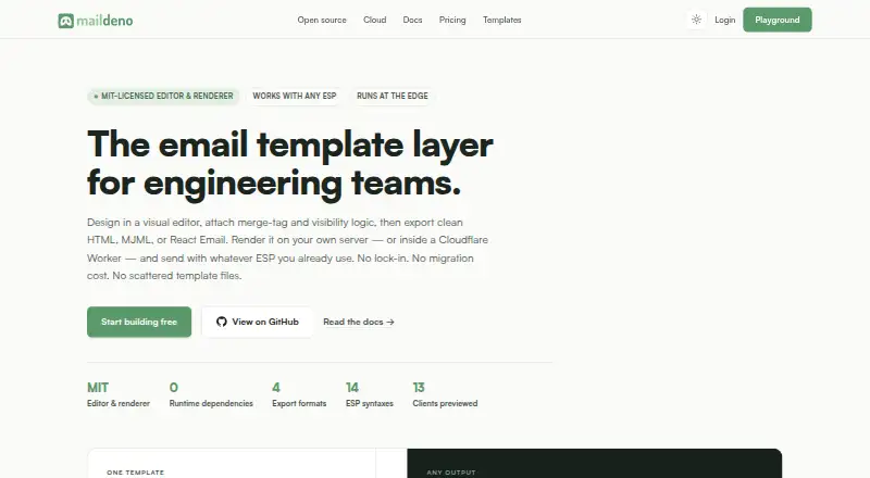 Maildeno screenshot