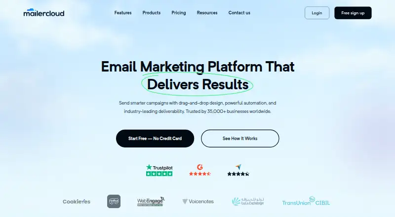Mailercloud screenshot