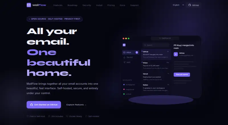 MailFlow screenshot