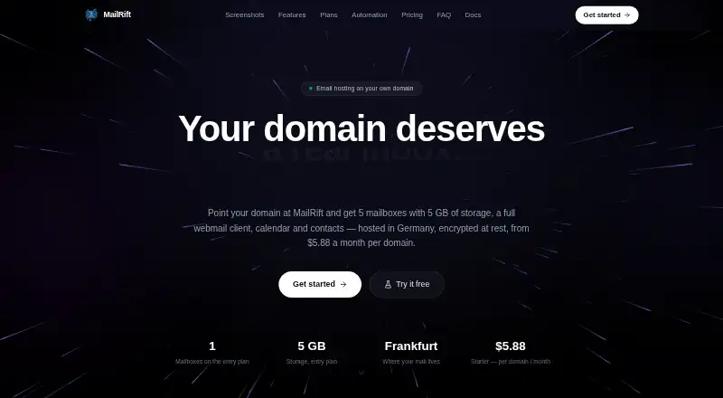 MailRift screenshot