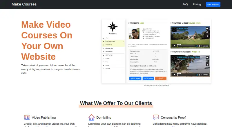 make.courses screenshot