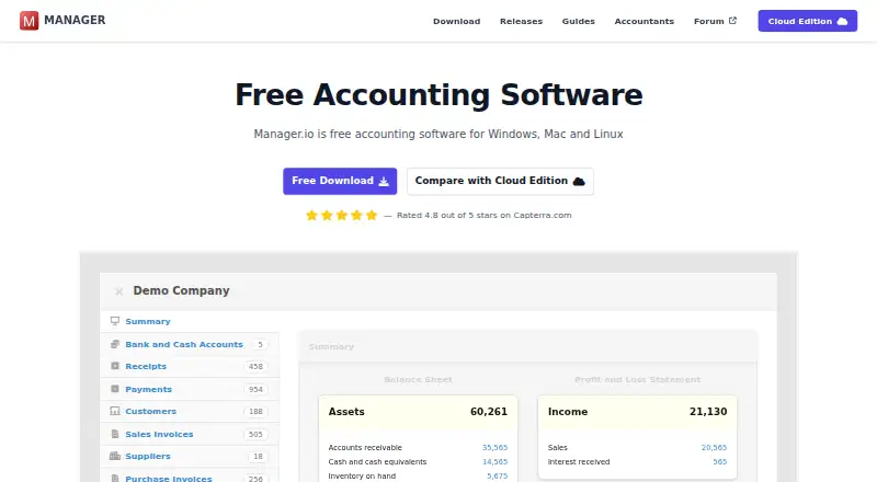 Manager screenshot