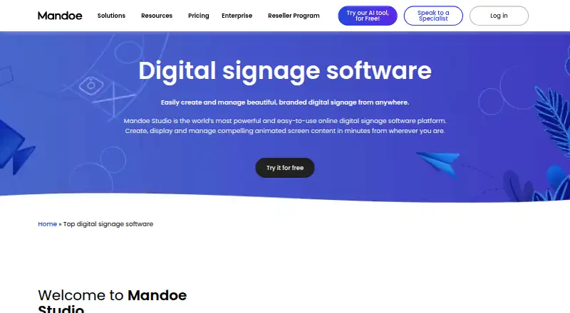 Mandoe Studio screenshot