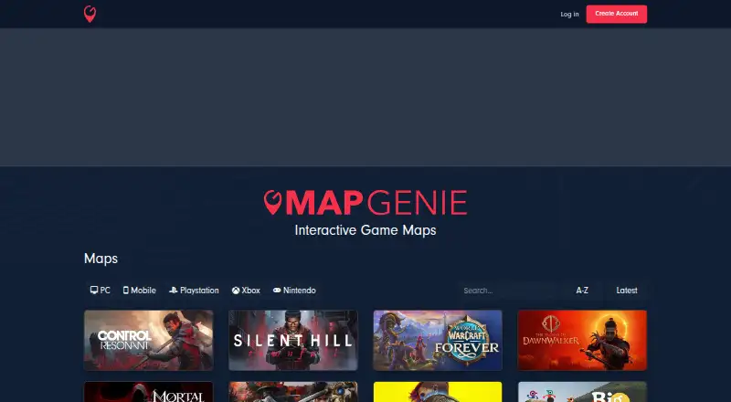 MapGenie screenshot
