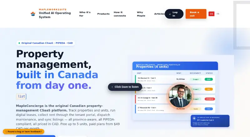 MapleConcierge screenshot