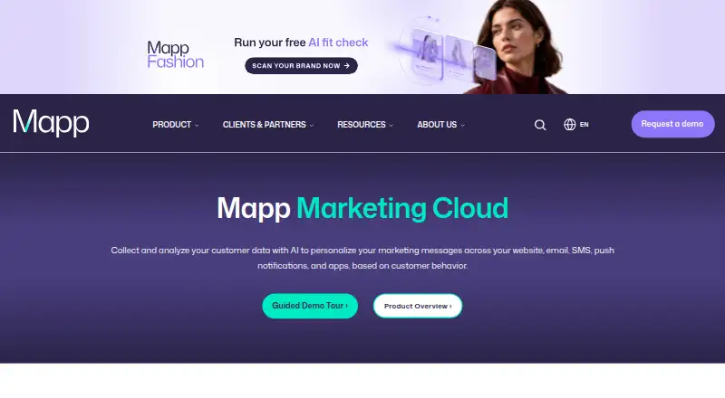 Mapp Customer Data Platform screenshot
