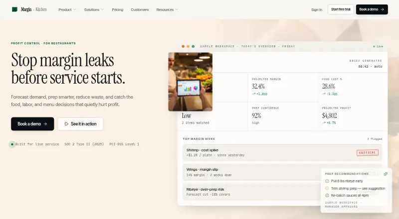 MarginKitchen screenshot