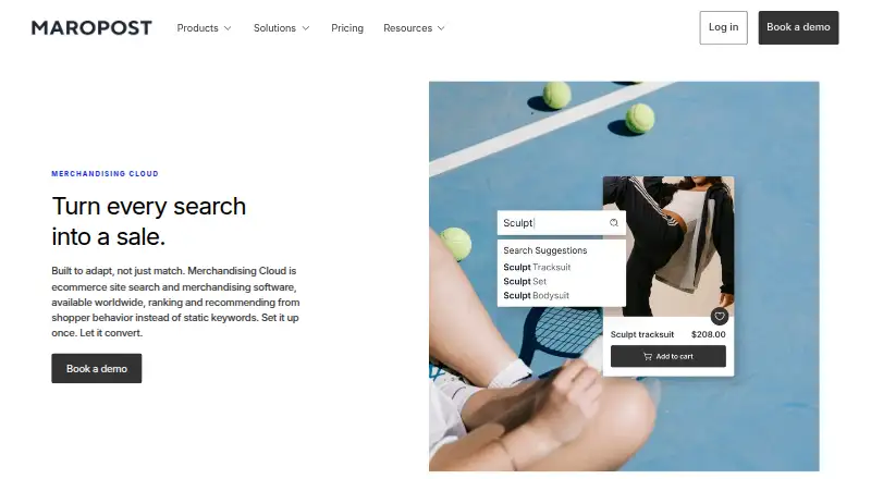 Maropost Merchandising Cloud screenshot
