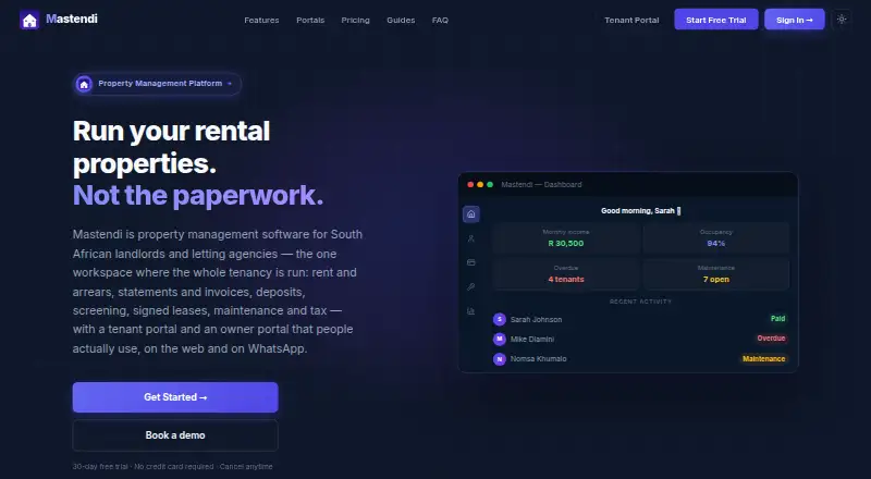 Mastendi screenshot