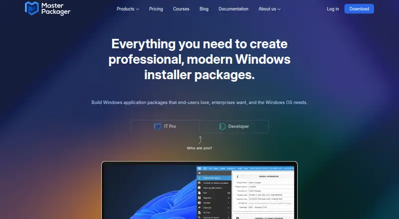 Master Packager Suite screenshot