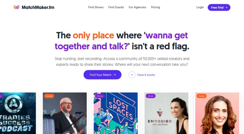 MatchMaker.fm screenshot