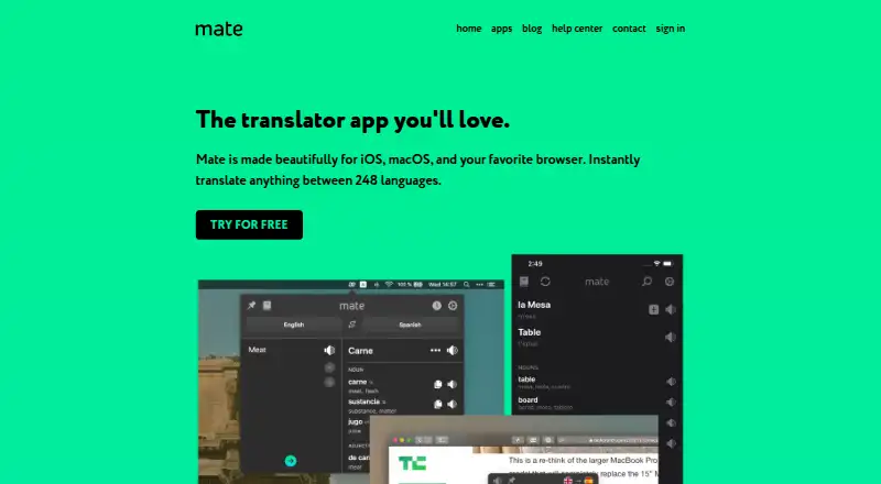 Mate Translate screenshot