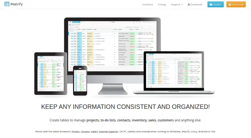 Matrify screenshot