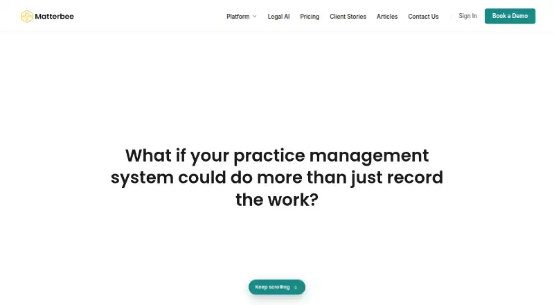 Matterbee screenshot