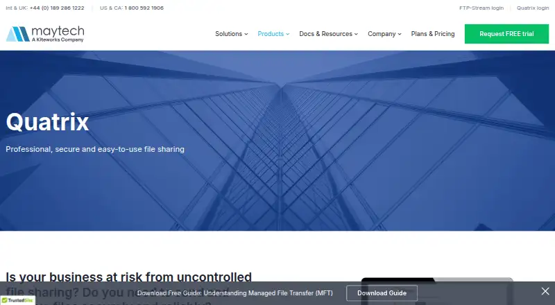 Quatrix screenshot