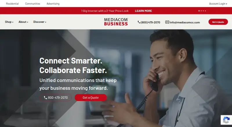 Mediacom Business Cloud Voice screenshot