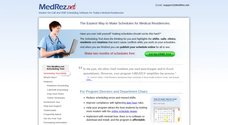 MedRez.net screenshot