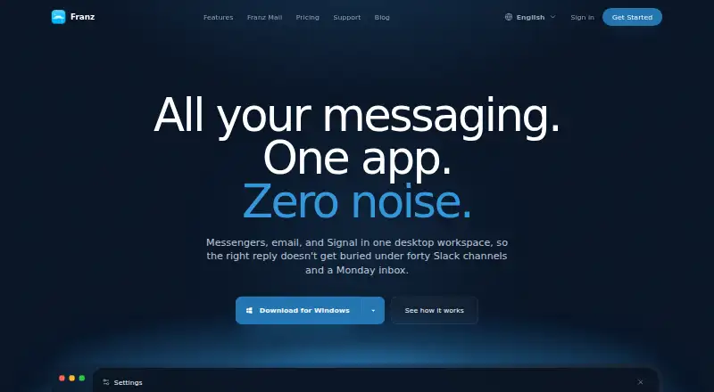 Franz screenshot